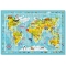 Puzzle Obserwacyjne Mapa Świata Zwierząt 80 el. 300133